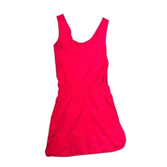 Mountain and Isles XS Dark Pink Dress Drawstring Pockets Performance Sleeveless - Picture 4 of 6